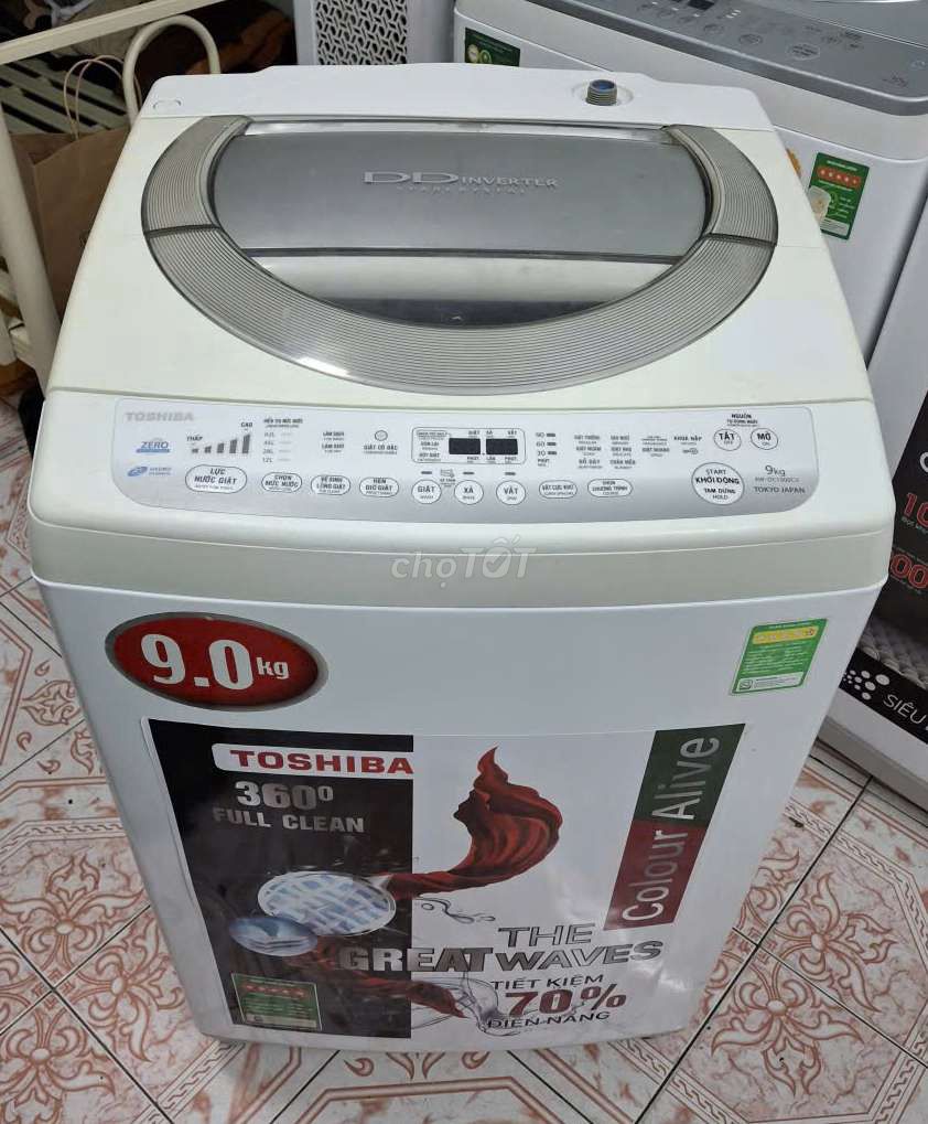 Thanh lí MÁY GIẶT 9KG DD INVERTER Toshiba. Mua bán Máy giặt tại Quận 4 Tp Hồ Chí Minh được đăng bởi Shop tủ lạnh máy giặt hình 1