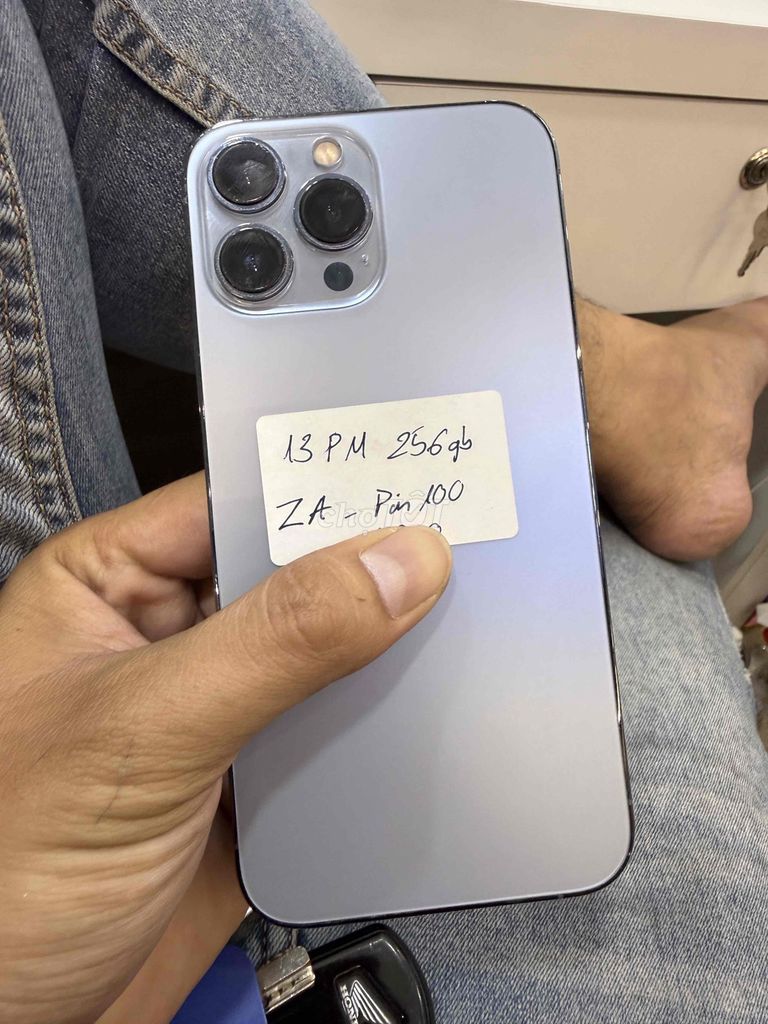 Apple iPhone 13 Pro Max 256GB xanh 2 sim. Mua bán Điện thoại tại Quận 4 Tp Hồ Chí Minh được đăng bởi Nguyễn Thị Minh hình 1