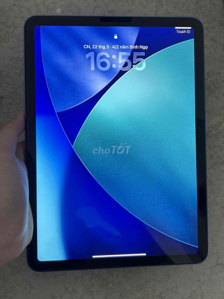 Apple iPad Air 5 M1 64GB Wifi Xanh 10.9 inch 98%. Mua bán Máy tính bảng tại Quận Gò Vấp Tp Hồ Chí Minh được đăng bởi minmin hình 1