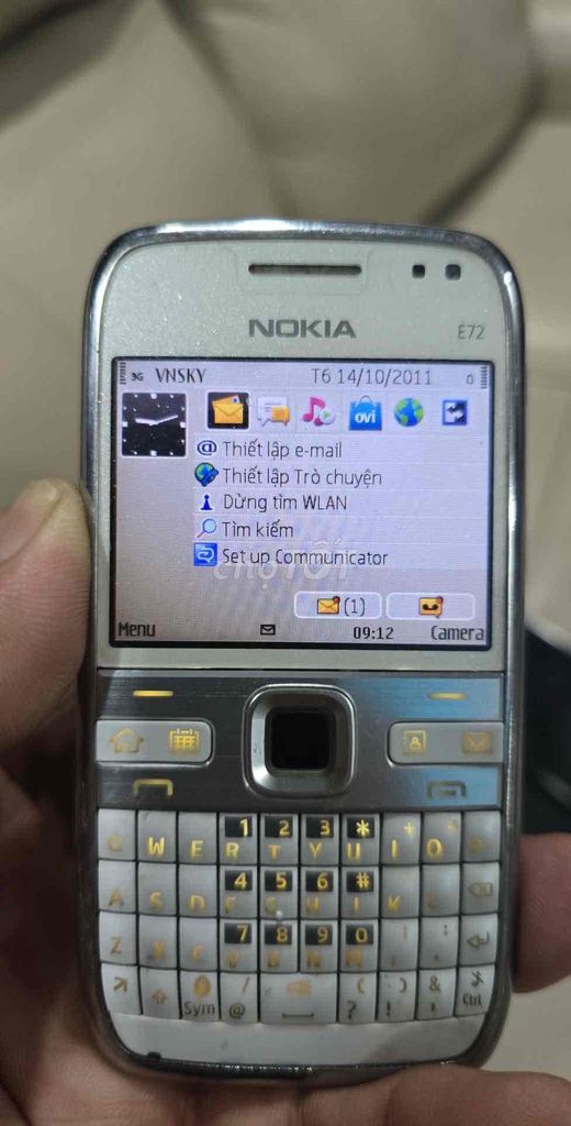 Nokia E72 Trắng. Mua bán Điện thoại tại Quận 12 Tp Hồ Chí Minh được đăng bởi Nguyễn Hoàng Khang hình 1