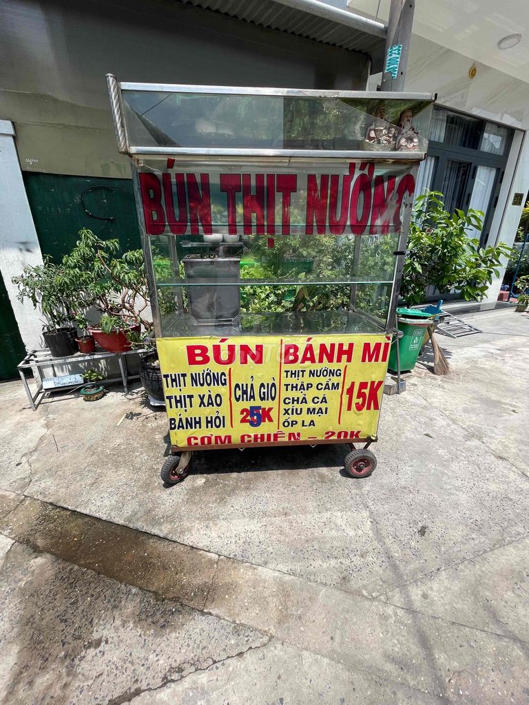 Xe đẩy bán hàng Kim loại Kính. Mua bán Đồ chuyên dụng, Giống nuôi trồng tại Huyện Hóc Môn Tp Hồ Chí Minh được đăng bởi NGUYỄN VĂN VINH hình 1