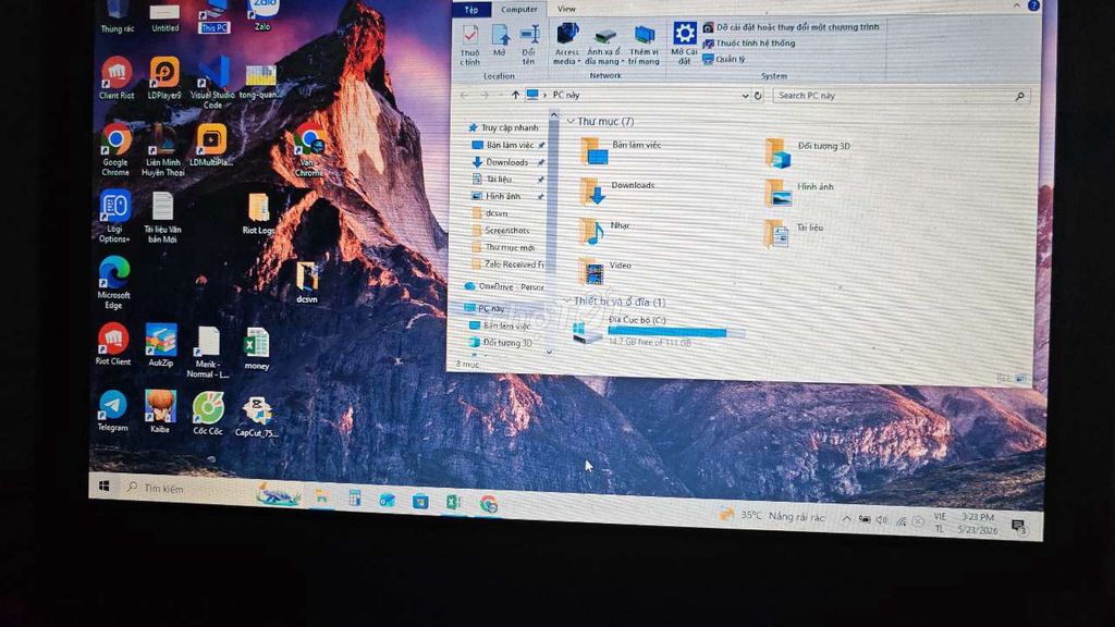 Asus X450LA i3 14 inch 6GB/111GB. Mua bán Laptop tại Thành phố Thủ Đức Tp Hồ Chí Minh được đăng bởi Hoàng Vân nam  hình 1