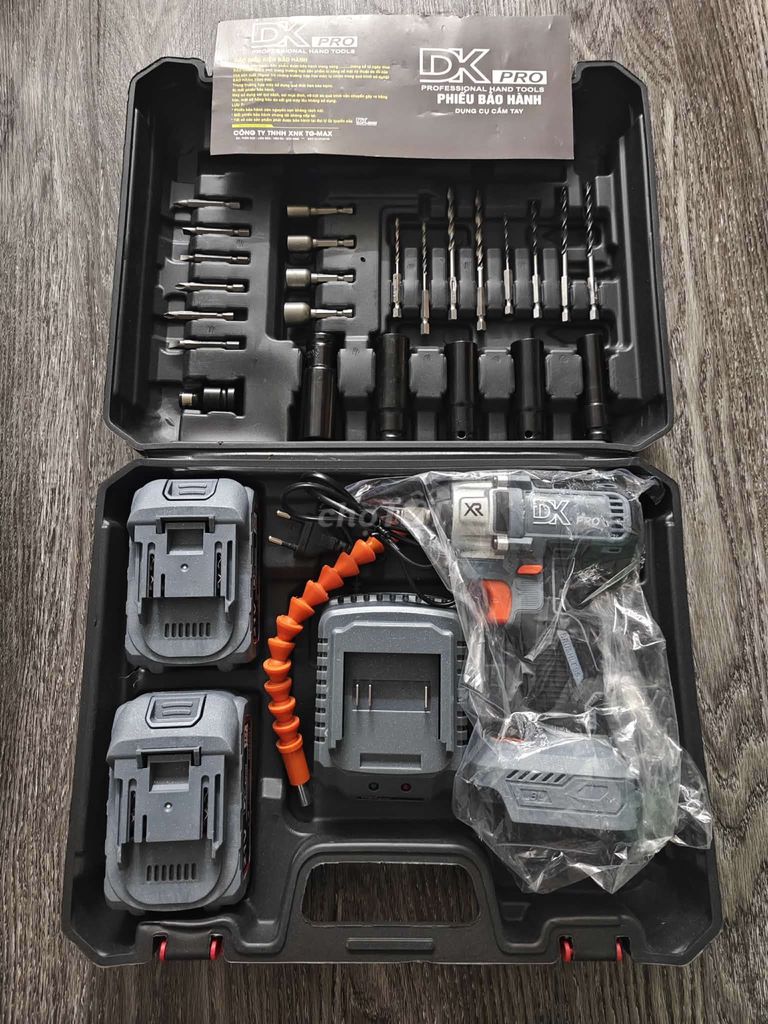 Máy khoan pin DX PRO Đen, xám, cam. Mua bán Nội thất, đồ gia dụng khác tại Huyện Hòa Vang Đà Nẵng được đăng bởi Bùi Anh Khoa hình 1