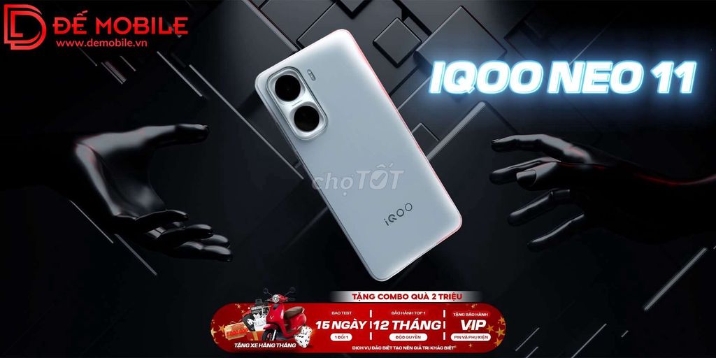 New Seal 100% IQOO NEO 11 12/256 Snap8Elite. Mua bán Điện thoại tại Thành phố Biên Hòa Đồng Nai được đăng bởi ĐẾ MOBILE BIÊN HOÀ hình 1