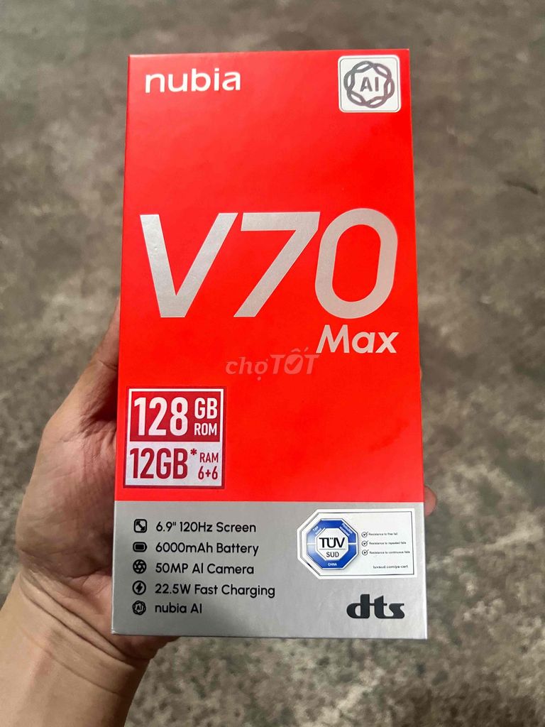 Nubia V70 Max 128GB Xám. Mua bán Điện thoại tại Quận 3 Tp Hồ Chí Minh được đăng bởi Ngọc halona hình 1