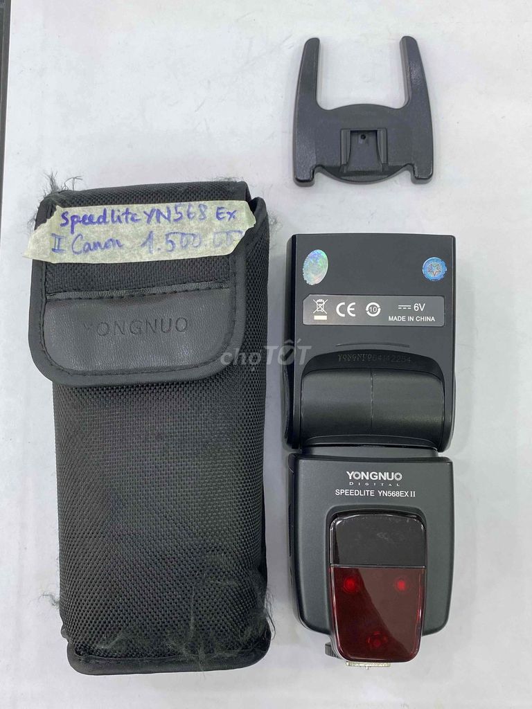 Đèn flash Yongnuo YN568EX II Canon Đen Đã sử dụng. Mua bán Máy ảnh, Máy quay tại Quận 3 Tp Hồ Chí Minh được đăng bởi Máy ảnh cũ hình 1