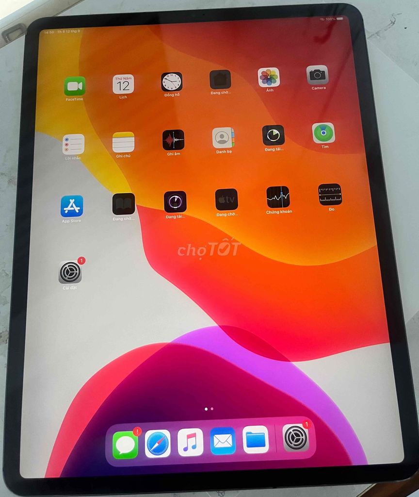 Bán ipad pro 12.9(gen3) bản 4G -256 độc ios13.