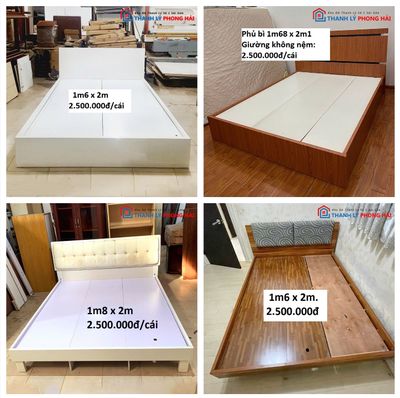 GIƯỜNG NGỦ GỖ CÔNG NGHIỆP CŨ THANH LÝ. Mua bán Giường, chăn ga gối nệm tại Quận Bình Thạnh Tp Hồ Chí Minh được đăng bởi thanh lý phong hải 