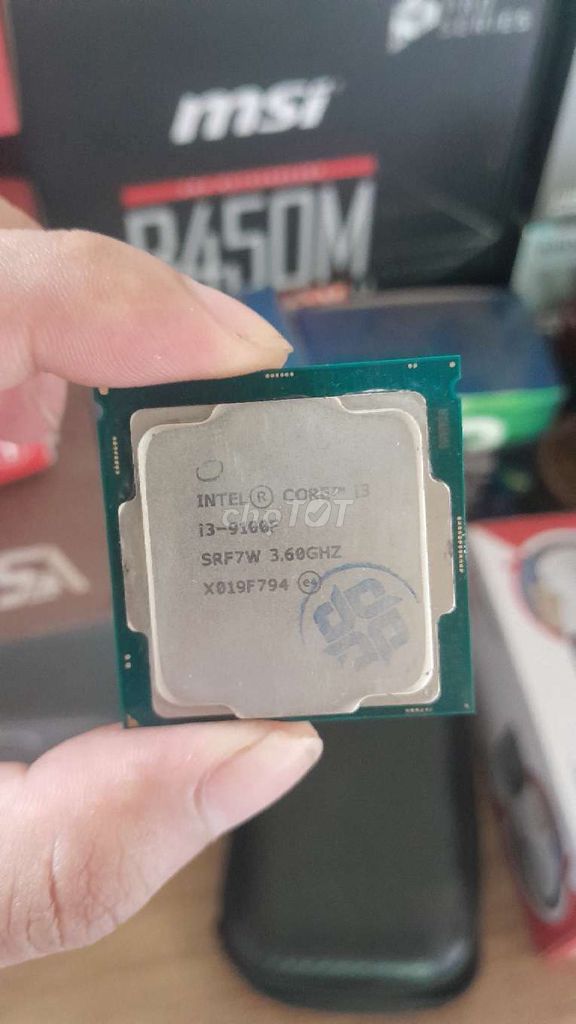 CPU Intel Core i3-9100F 3.60GHz. Mua bán Linh kiện (RAM, Card...) tại Thành phố Nha Trang Khánh Hòa được đăng bởi ankhang trần hình 1