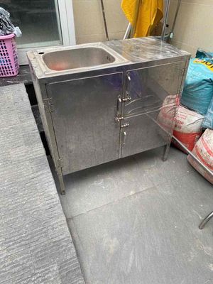 Bồn rửa chén Inox 304 loai 1 có tủ dưới. Mua bán Thiết bị vệ sinh, nhà tắm tại Quận Gò Vấp Tp Hồ Chí Minh được đăng bởi trâm