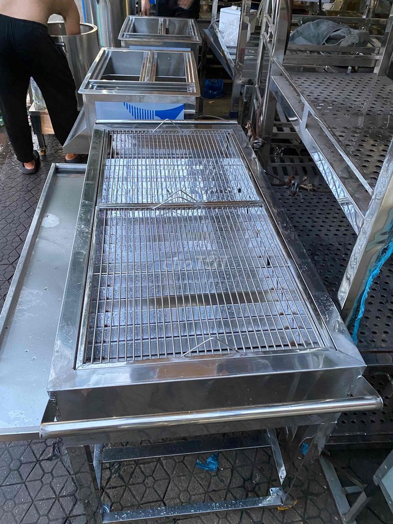 Lò nướng lớn 70.120 inox dày đẹp