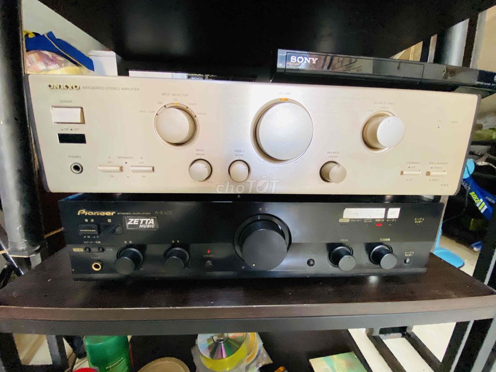 Amply Pioneer A-K102 Đen + Onkyo 912 phay nhôm. Mua bán Tivi, Âm thanh tại Quận Bình Tân Tp Hồ Chí Minh được đăng bởi  THẮNG NHÀ PHỐ SG  hình 1
