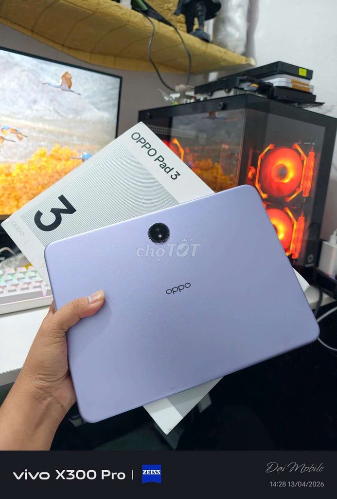 Oppo Pad 3 8GB/256GB Fullbox như mới (có giao lưu). Mua bán Máy tính bảng tại Thành phố Vĩnh Long Vĩnh Long được đăng bởi Đại Mobile Báo đúng tình trạng  hình 1