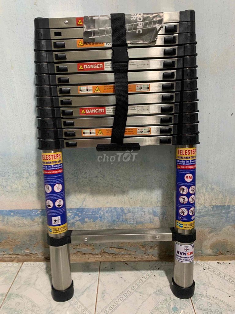 Thang nhôm TELESTEPS 7m Thụy Điển Mới. Mua bán Đồ chuyên dụng, Giống nuôi trồng tại Thành phố Tân An Long An được đăng bởi a qúi hình 1