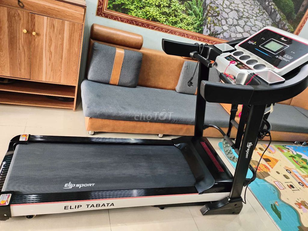 Máy chạy bộ Elip Sport Tabata Đen. Mua bán Đồ thể thao, Dã ngoại tại Thành phố Biên Hòa Đồng Nai được đăng bởi Tuyên hình 1