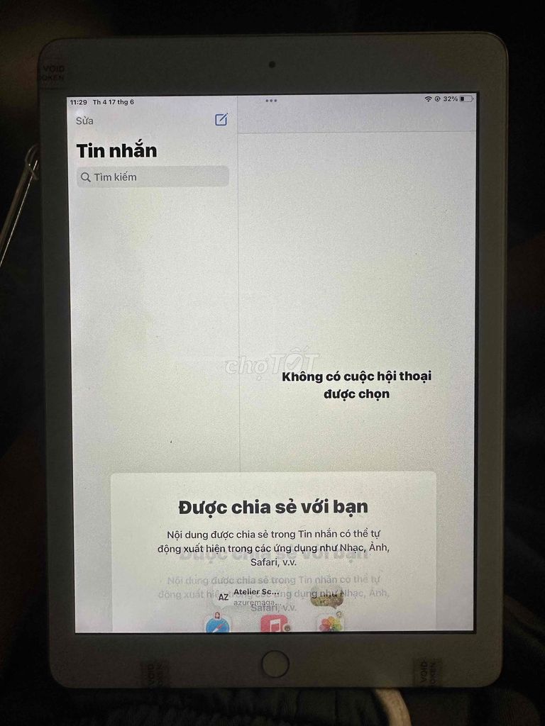 Apple iPad Gen 5 Vàng 32gb. Mua bán Máy tính bảng tại Quận Hà Đông Hà Nội được đăng bởi Nguyễn Đức hình 1