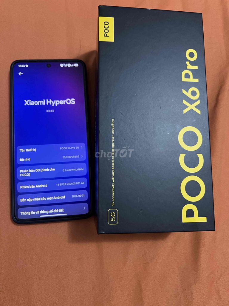 POCO X6 Pro 5G 8GB/256GB Đen. Mua bán Điện thoại tại Quận Hoàng Mai Hà Nội được đăng bởi Trần Roanh hình 1