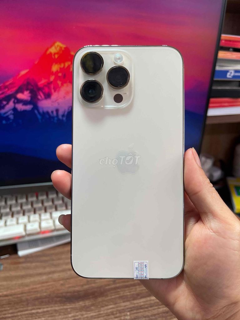 iPhone 14 Pro Max 128GB Gold  LL/A  Zin All. Mua bán Điện thoại tại Quận Lê Chân Hải Phòng được đăng bởi Huy Tưởng Mobile hình 1
