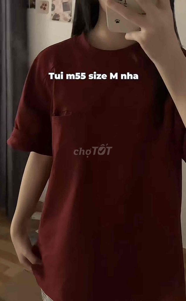 Áo thun nữ Đỏ mận Thun size M Mới. Mua bán Quần áo tại Thành phố Uông Bí Quảng Ninh được đăng bởi Lê Yến hình 1