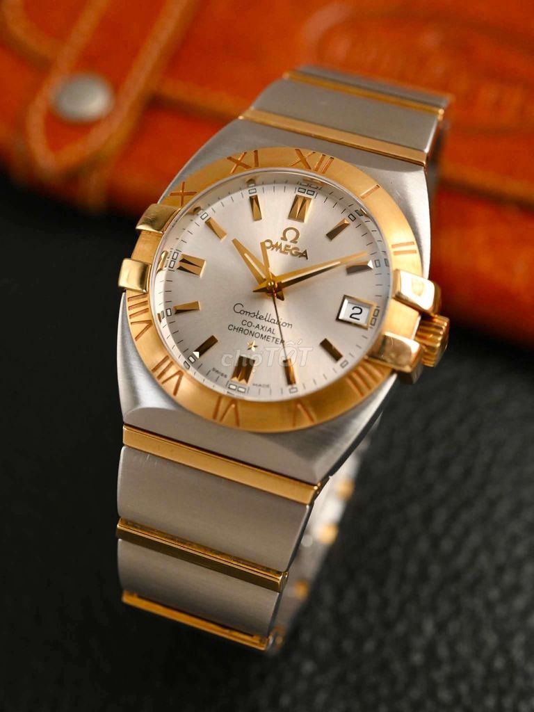 Omega Constellation Thép không gỉ, vàng Bạc, vàng. Mua bán Đồng hồ tại Quận 1 Tp Hồ Chí Minh được đăng bởi Phú Đồ Cổ hình 1