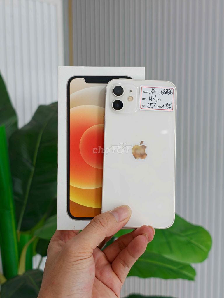 iPhone 12 128GB Trắng Việt Nam fullbox zin đẹp. Mua bán Điện thoại tại Quận Đống Đa Hà Nội được đăng bởi Hà Dương hình 1