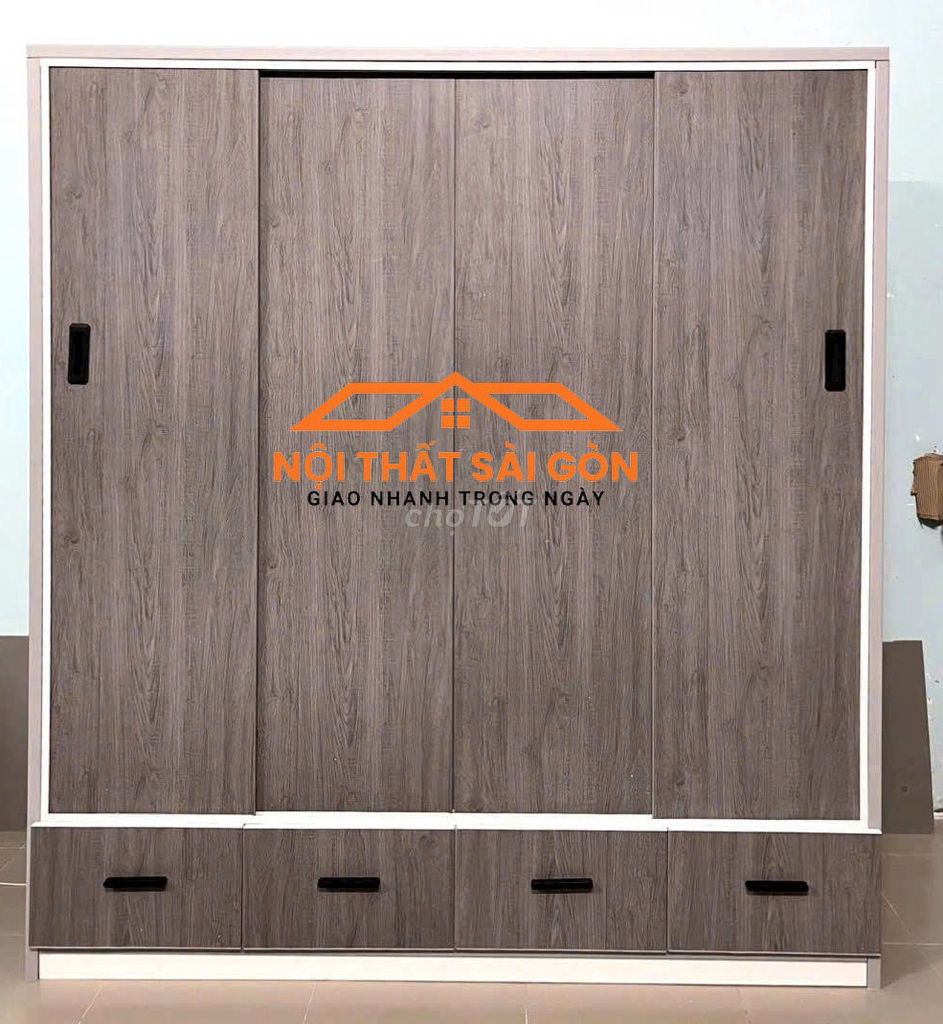 Tủ quần áo Nhựa Đài Loan Vân gỗ 1m8x1m45x45cm. Mua bán Tủ, kệ gia đình tại Quận Bình Thạnh Tp Hồ Chí Minh được đăng bởi Xưởng Tủ Nhựa Sài Gòn hình 1