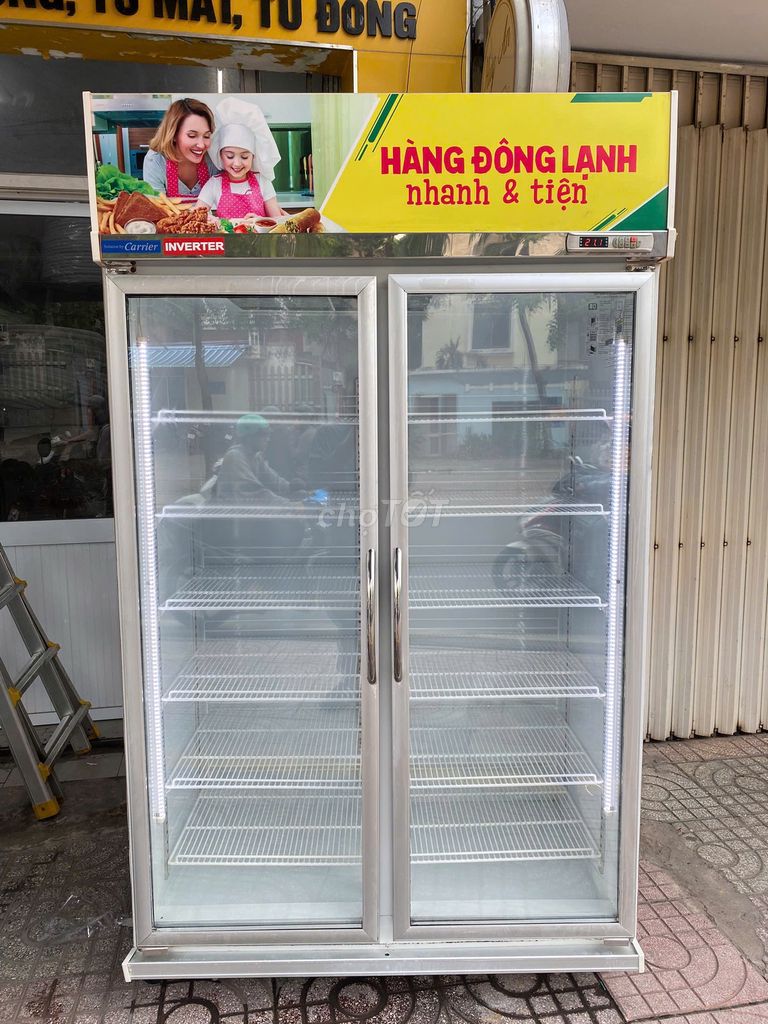 Tủ mát Carrier Inverter 1065L siêu nhẹ điện. Mua bán Tủ lạnh tại Quận 1 Tp Hồ Chí Minh được đăng bởi QUANG PHÁT hình 1