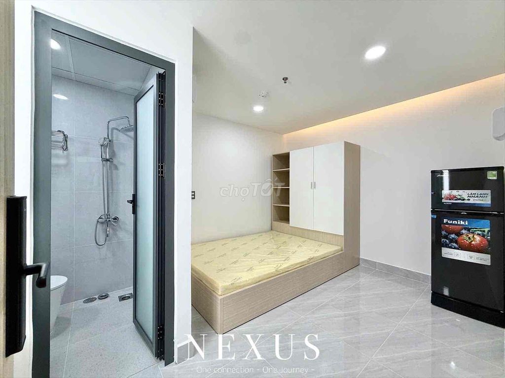 STUDIO CỬA SỔ TRỜI FULL NỘI THẤT MỚI XÂY 100%_HẺM 535 Thống Nhất Q.GV