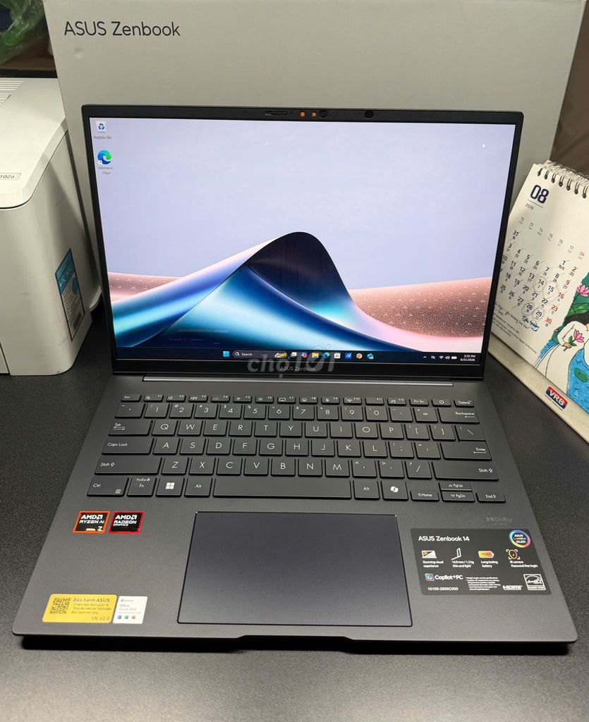  Zenbook 14 UM3406KA-PP590WS RyzenAI 7 350 32G/1TB. Mua bán Laptop tại Quận 12 Tp Hồ Chí Minh được đăng bởi Quỳnh Bích hình 1