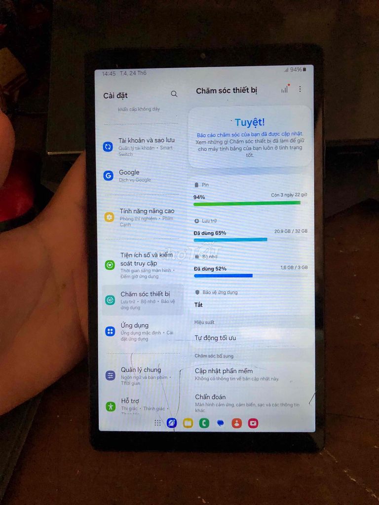 Samsung Tab A7 Lite 3GB/32GB Xám. Mua bán Máy tính bảng tại Huyện KBang Gia Lai được đăng bởi An  hình 1