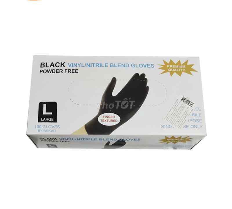 Găng tay Vinyl/Nitrile Đen Lớn. Mua bán Phụ kiện thời trang khác tại Quận Phú Nhuận Tp Hồ Chí Minh được đăng bởi Giang Hoàng hình 1