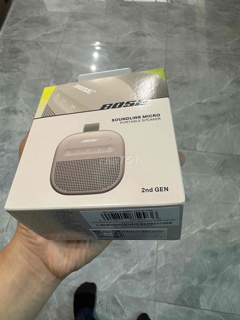 Loa bluetooth Bose SoundLink Micro Gen 2 Xám. Mua bán Tivi, Âm thanh tại Huyện An Dương Hải Phòng được đăng bởi Quang Nha Luong hình 1