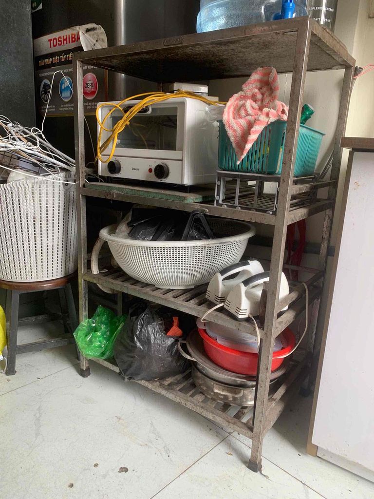 Kệ Inox Đá 4 tầng Xám. Mua bán Tủ, kệ gia đình tại Quận Đống Đa Hà Nội được đăng bởi Mai Trần hình 1