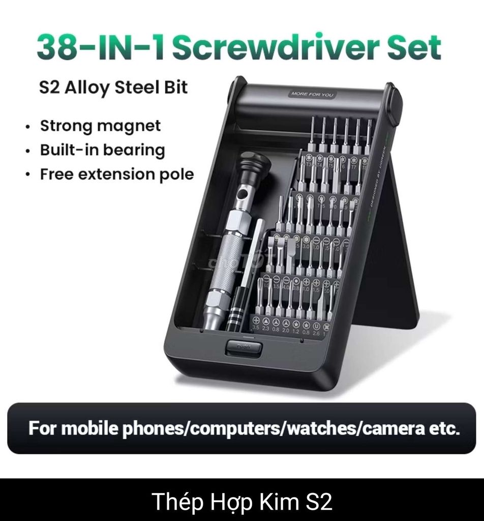 Bộ tua vít Ugreen 38 in 1 thép S2. Mua bán Đồ chuyên dụng, Giống nuôi trồng tại Thành phố Pleiku Gia Lai được đăng bởi Thực hình 1
