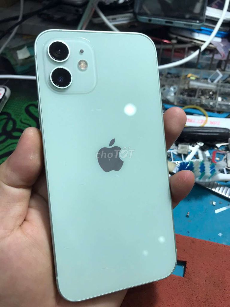 Apple iPhone 12 64GB Xanh lá 77%. Mua bán Điện thoại tại Quận Bình Thuỷ Cần Thơ được đăng bởi PHÚC hình 1