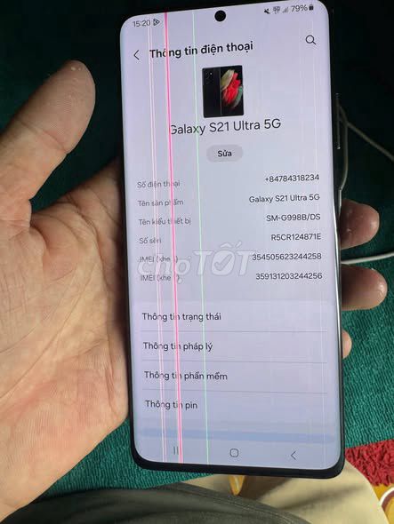 Samsung Galaxy S21 Ultra 5G 12GB/128GB Đen. Mua bán Điện thoại tại Quận 1 Tp Hồ Chí Minh được đăng bởi Hội Đồ Điện Tử hình 1