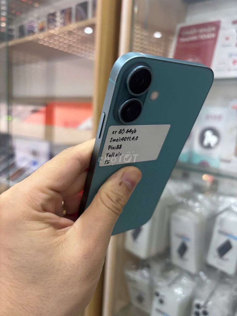 iPhone XR độ 64GB Xanh Full Zin. Mua bán Điện thoại tại Quận Bắc Từ Liêm Hà Nội được đăng bởi Cửa hàng Bính Táo hình 1