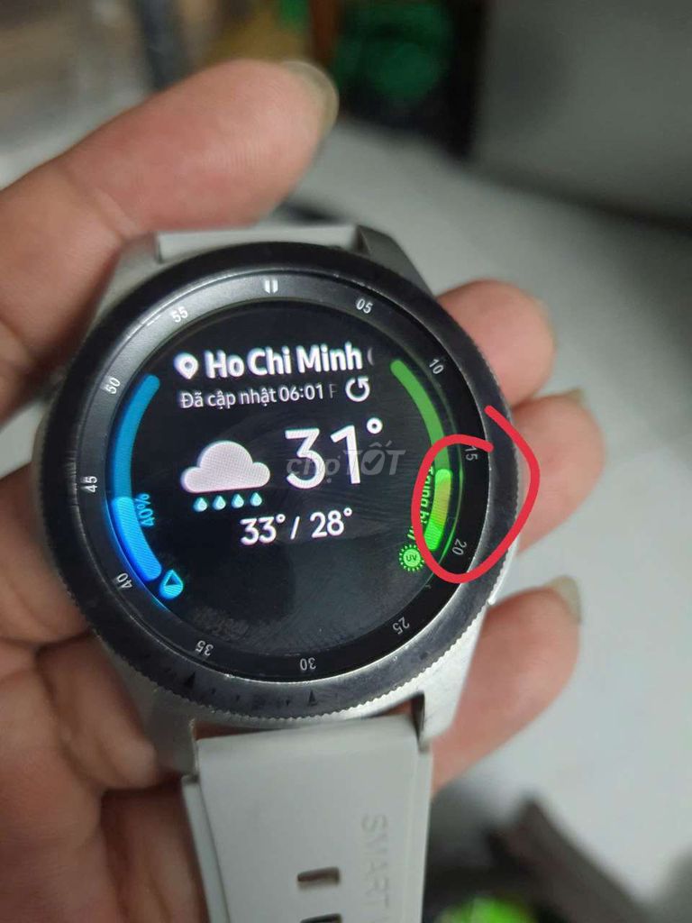 Samsung watch 46 mm mạnh mẽ pin 1 tuần