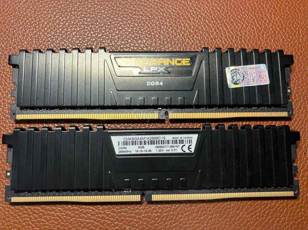 RAM Corsair Vengeance LPX 8GB DDR4 2666MHz Đen. Mua bán Linh kiện (RAM, Card...) tại Quận 5 Tp Hồ Chí Minh được đăng bởi Loc LV hình 1