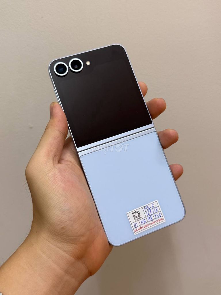Galaxy Z Flip6 ✨ Xanh trẻ trung, nhìn là mê. Mua bán Điện thoại tại Quận 10 Tp Hồ Chí Minh được đăng bởi Lê Quân Mobile hình 1