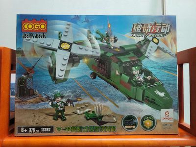 Đồ chơi lắp ráp máy bay quân sự COGO–375 chi tiết. Mua bán Mẹ và bé tại Thành phố Thủ Dầu Một Bình Dương được đăng bởi Hoàng Tiến Thành