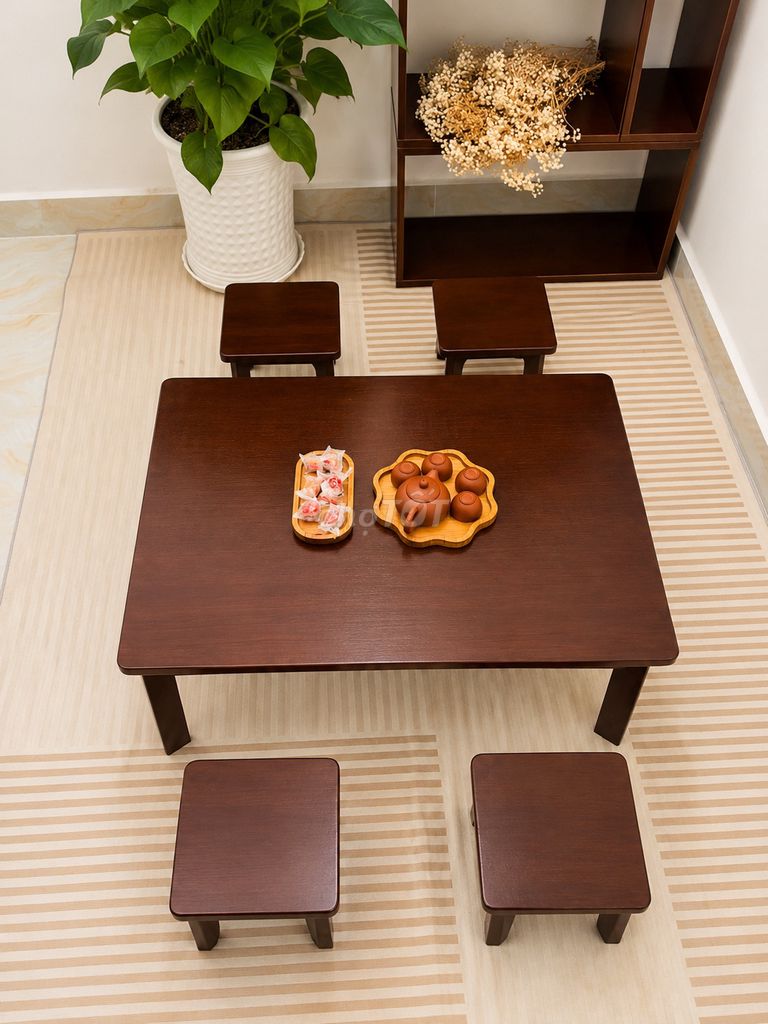 BÀN PLYWOOD 4 GHẾ: ĐẸP - ĐỘC - ĐỈNH. Mua bán Bàn ghế tại Thị xã Tân Uyên Bình Dương được đăng bởi Le Thinh hình 1