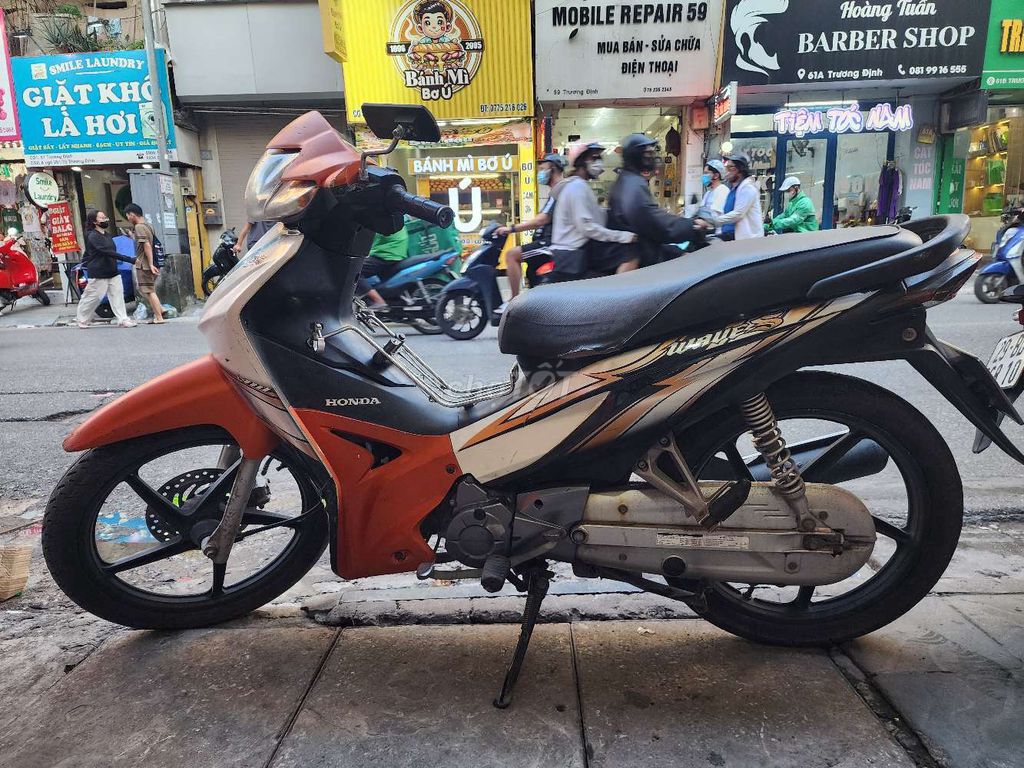 Honda Wave S 2013 оранжево-белый Вьетнам