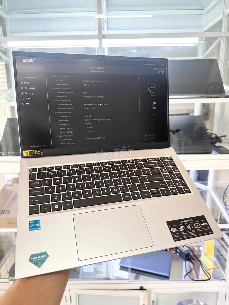 Acer Aspire Go 15 i3 Gen 13 Mới FullBox. Mua bán Laptop tại Thành phố Nha Trang Khánh Hòa được đăng bởi Toàn hình 1
