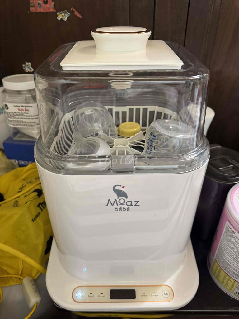 Máy rửa bình sữa Moaz Bébé Trắng. Mua bán Mẹ và bé tại Quận Đống Đa Hà Nội được đăng bởi kun hình 1