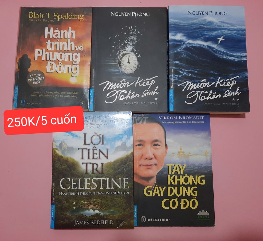 Siêu rẻ bất ngờ-Đồng giá 50k - 1 set 5 cuốn