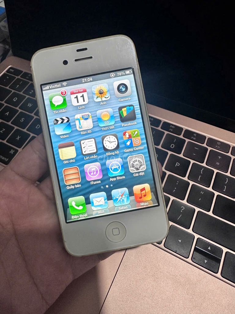 iPhone 4s 32GB Trắng Đã qua sử dụng. Mua bán Điện thoại tại Quận Gò Vấp Tp Hồ Chí Minh được đăng bởi Long Hoàng hình 1