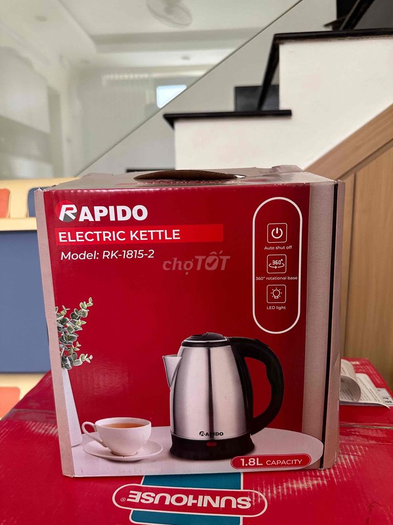 Ấm đun siêu tốc Rapido RK-1815-2. Mua bán Bếp, lò, đồ điện nhà bếp tại Quận 11 Tp Hồ Chí Minh được đăng bởi Nguyệt Phạm hình 1