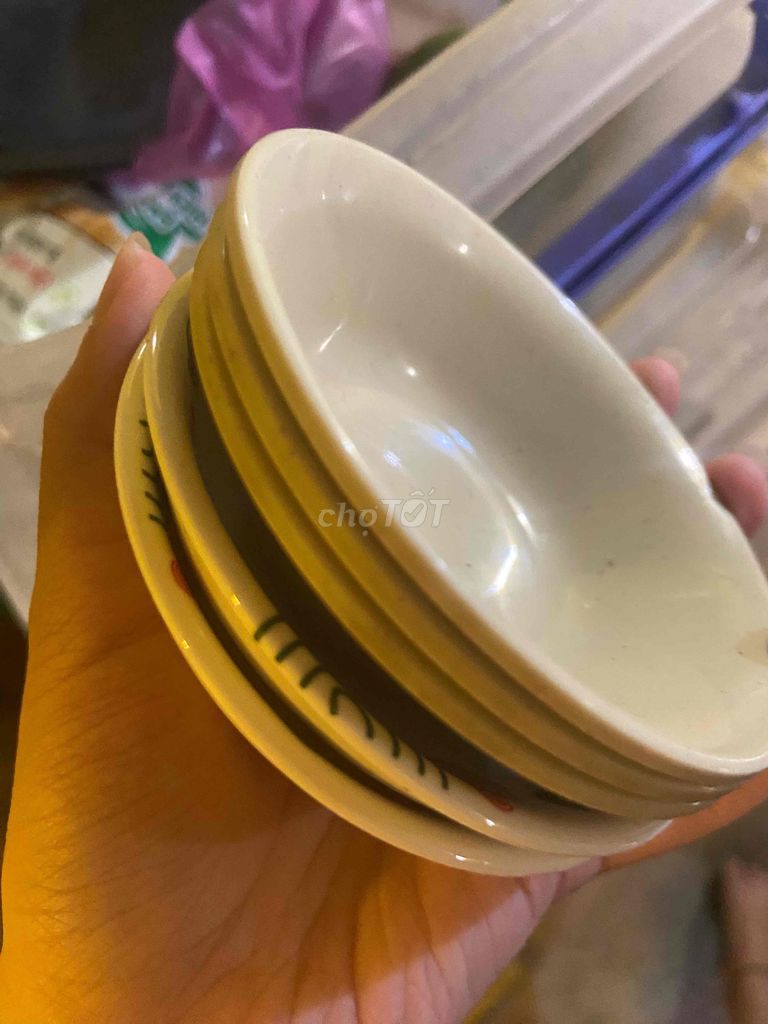 Chén chấm Gốm sứ Trắng 5 cái. Mua bán Dụng cụ nhà bếp tại Quận 10 Tp Hồ Chí Minh được đăng bởi Tran Vy hình 1
