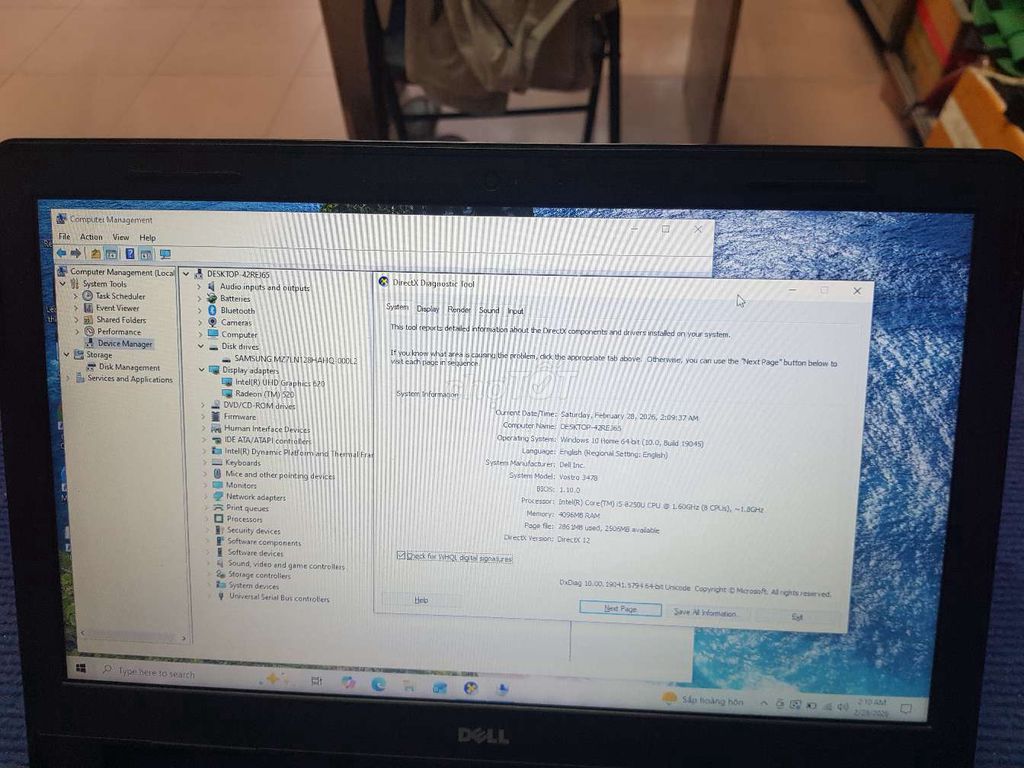 Dell 3478 i5 8250u/4/128/2vga. Mua bán Laptop tại Quận Tân Phú Tp Hồ Chí Minh được đăng bởi Lơi hình 1